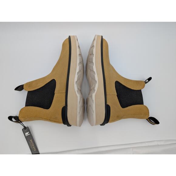 Sorel Women's Hi-Line Chelsea Waterproof Suede Geo Yellow Size 10 - Picture 7 of 9